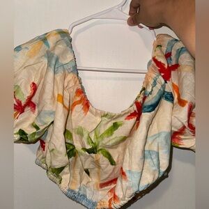 FARM RIO COPACABANA CROP TOP